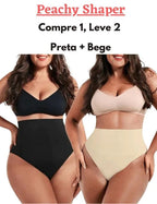 Peachy Shaper™ - Calcinha Modeladora de Cintura Alta - COMPRE 1 LEVE 2 Calcinha model. C1 L 2 Superfacilita 