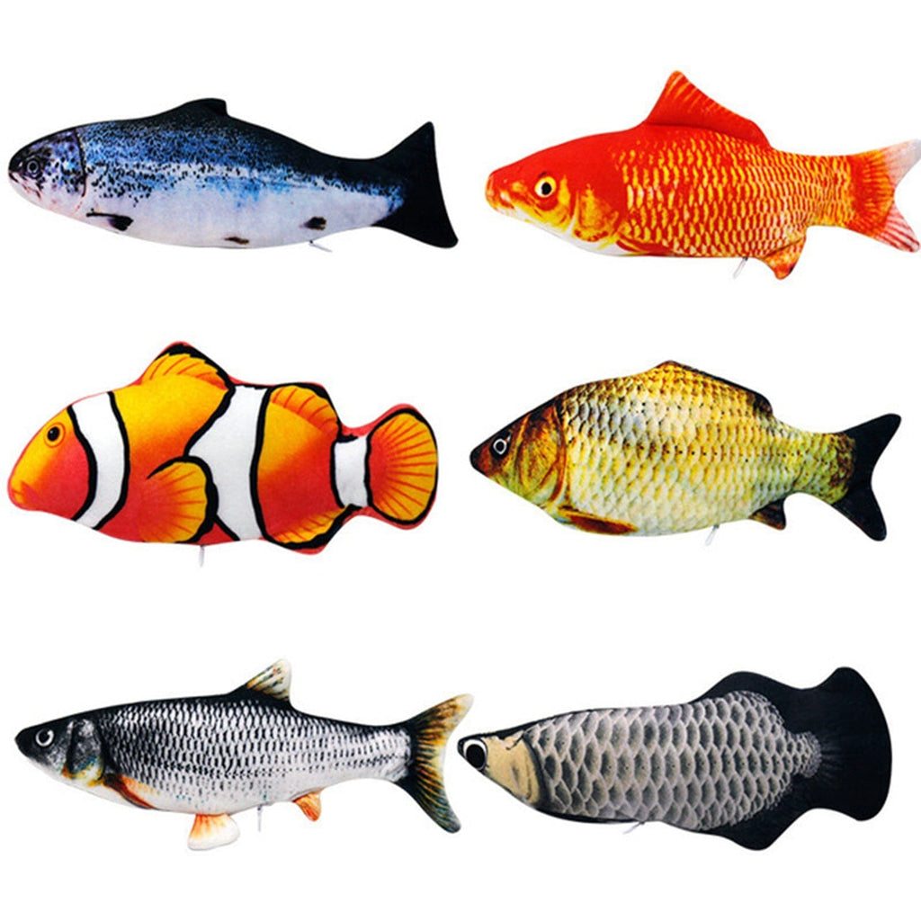 Peixe Interativo - Brinquedo Pet Peixe interativo Superfacilita 