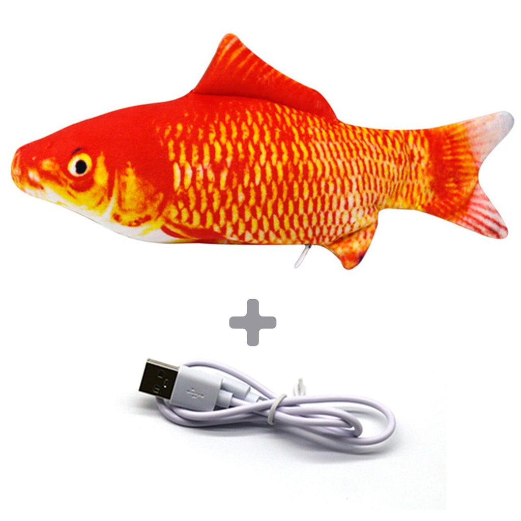 Peixe Interativo - Brinquedo Pet Peixe interativo Superfacilita Carpa Vermelha 