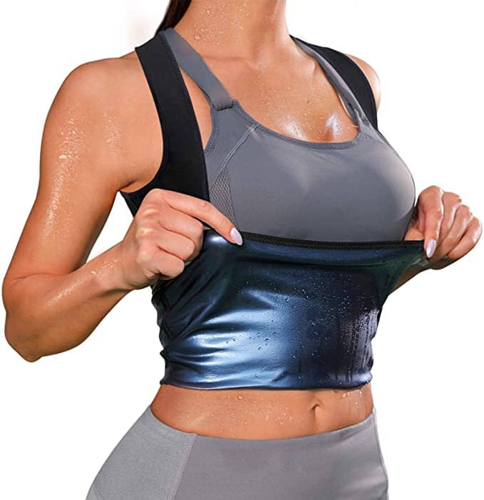 Regata de Compressão Modeladora – Body Sauna Regata Body Sauna Superfacilita Camisa PAzul P 