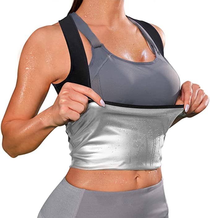 Regata de Compressão Modeladora – Body Sauna Regata Body Sauna Superfacilita Camisa Prata P 