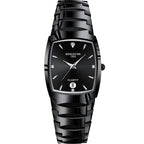 Relógio de pulso de aço inoxidável Relógio de Pulso de Aço Inoxidável Superfacilita Prata/Preto 