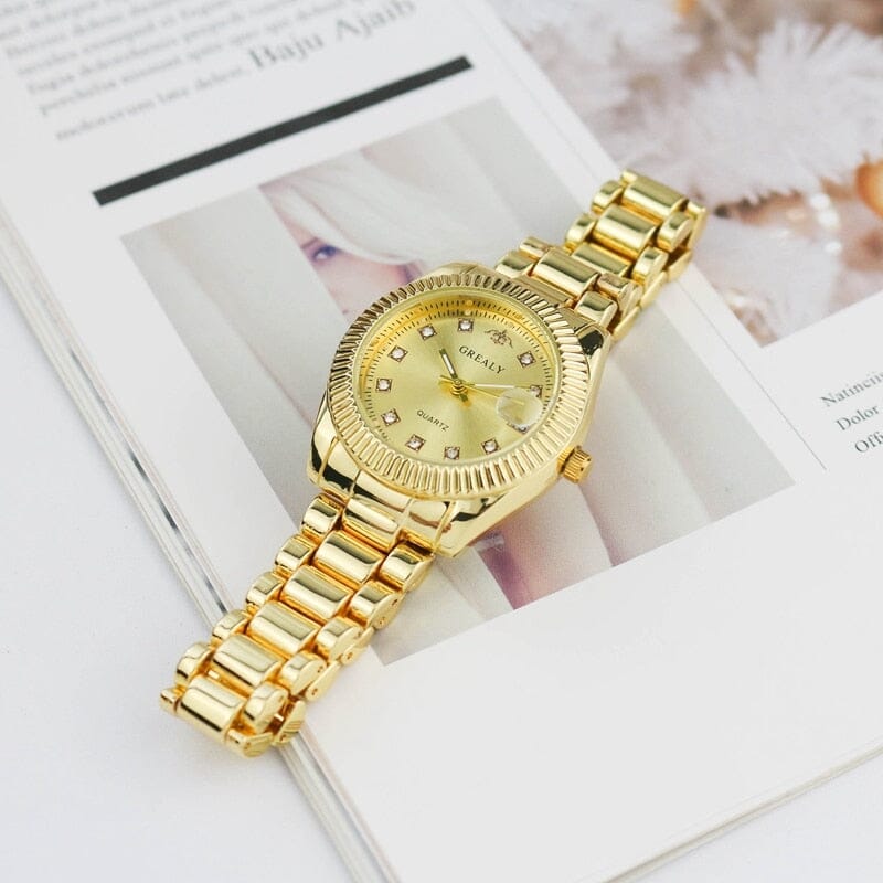 Relógio Feminino Dourado Relógio Feminino Dourado Superfacilita 