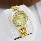 Dourado com Diamantes