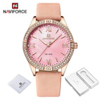 Relógio Feminino Naviforce Luxo Relógio F. Naviforce Luxo Superfacilita Rosa 