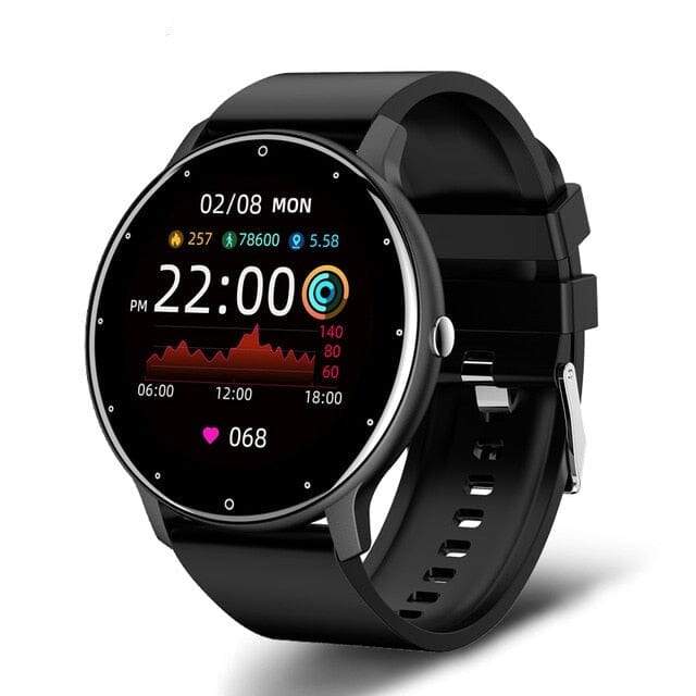 Relógio Inteligente Lige Esporte Fitness - SmartWatch Unissex Rel. Lige Smart Red. Superfacilita Preto 
