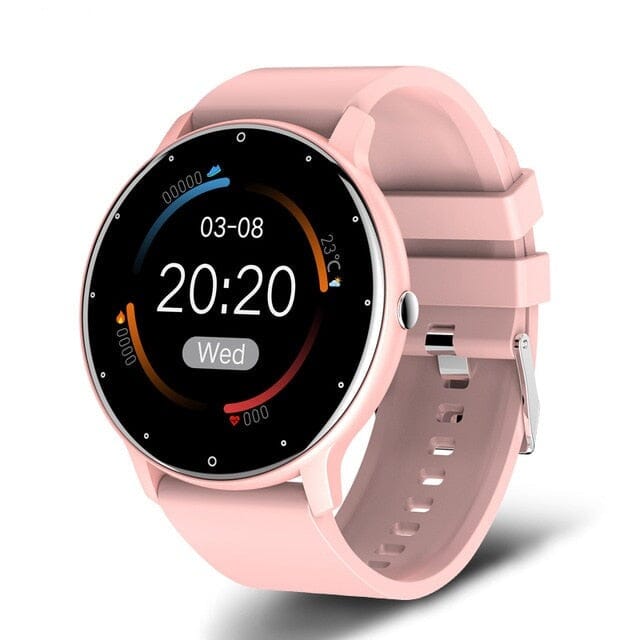 Relógio Inteligente Lige Esporte Fitness - SmartWatch Unissex Rel. Lige Smart Red. Superfacilita Rosa 