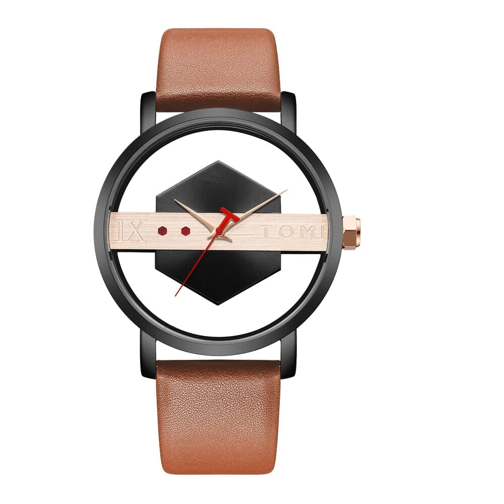 Relógio Masculino Moderno – Danger Time Relógio Masculino Moderno – Danger Time Superfacilita Marrom 