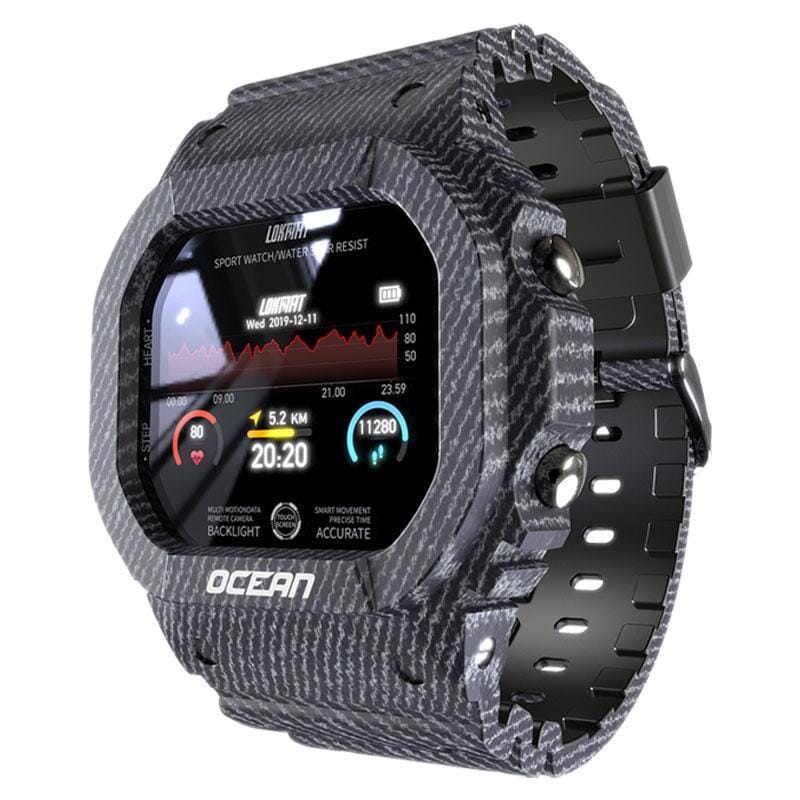 Relógio Military - Smartwatch Estilo Militar Tático smartwatch Superfacilita Preto 