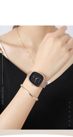 Relógio Minimalista de Luxo + Pulseira Superfacilita 