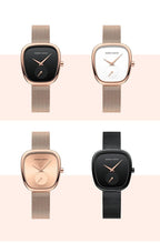 Relógio Minimalista de Luxo + Pulseira Superfacilita 