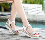 Sandália Feminina Leide Sandália Plataf. 01 Superfacilita 