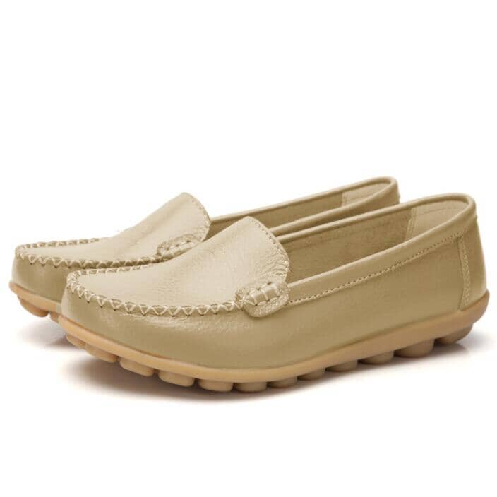 Sapatilha Ortopédica Eva™ Mocassim Fem. 06 Superfacilita Dourado 32 