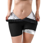 Shorts de Compressão Feminino emagrecimento efeito sauna Short sauna Superfacilita Medio P 