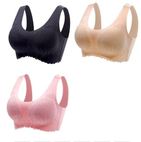 Sutiã 5D Confort Plus - Compre 1 Leve 3 Sutiã Confort Plus 5D Superfacilita Rosa + Bege + Preto P 