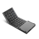 Teclado Bluetooth Dobravél para Celular Tablet e Laptop Teclado Celular Superfacilita Preto 