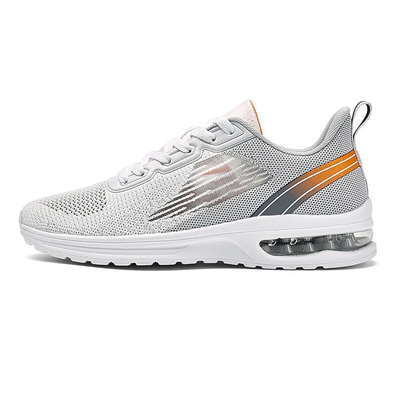 Tênis de Corrida Masculino AirConfort Tênis de Corrida Masculino AirConfort Superfacilita Branco e Cinza 34 