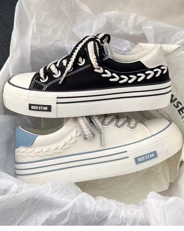 Tênis Feminino Plataforma Bordado Tênis Fem. Plataforma Bordado - T1 Superfacilita 