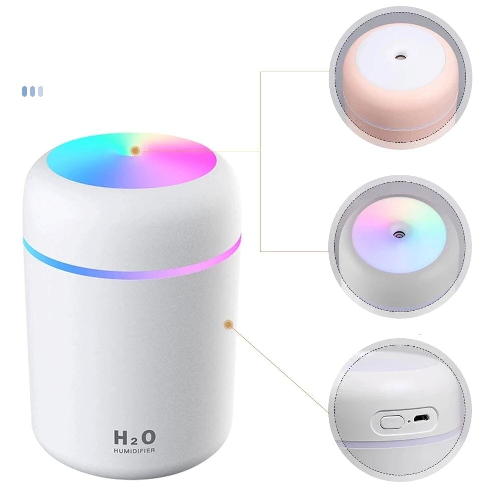 Umidificador De Ar Portátil Colors Umidificador De Ar Portátil Colors Superfacilita 