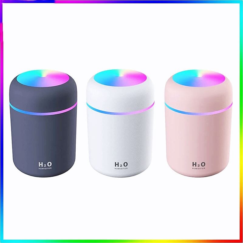 Umidificador De Ar Portátil Colors Umidificador De Ar Portátil Colors Superfacilita Cinza 